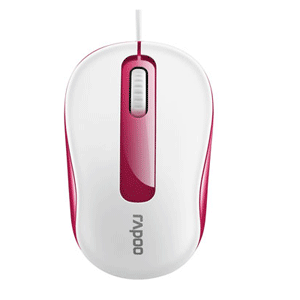 Rapoo N1190 Green/Red USB Optical Mouse