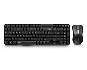 Rapoo X1800 Wireless Keyboard and Mouse Combo (Black)
