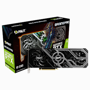 Palit NVIDIA GEFORCE RTX 3070 Gaming Pro OC 8GB GDDR6 GPU (NE63070S19P2-1041A)