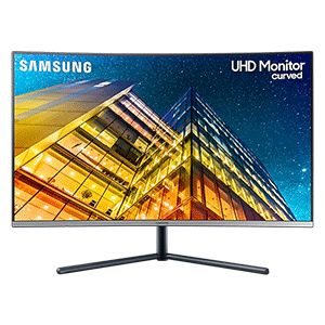 Samsung LU32R590 32in 4K UHD Curved Monitor UR59C with 1 Billion Colors | 1500R Curved Screen | 1 Billion Colors | Bezeless |