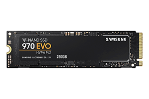 Samsung 250GB 970 EVO NVMe M2 Solid State Drive (MZ-V7E250BW)
