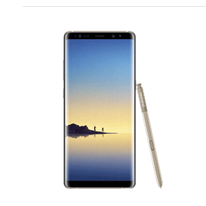 Samsung Galaxy Note8 (Gold)  6.3-in sAMOLED QHD+ Octa-core/6GB/64GB/Android 7.1.1