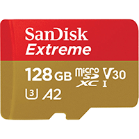 SanDisk EXTREME 128GB microSDXC UHS-I CARD
