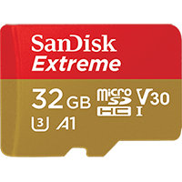 SanDisk Extreme 32GB MicroSD UHS-I Card