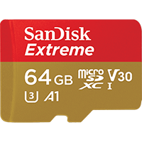 SanDisk Extreme 64GB MicroSD UHS-I Card