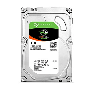 Seagate ST1000DX002 1TB FireCuda 3.5Inch SATA 6Gb/s 7200-RPM 64 Cache Gaming SSHD (Solid State Hybrid Drive)