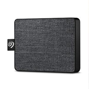 Seagate 500GB One Touch SSD Black/White STJE50040x Ultra Small External USB3.0 SSD Portable External Drive