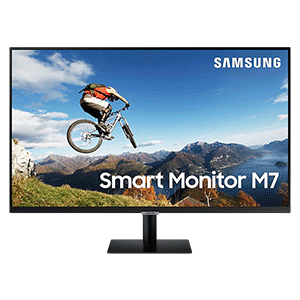 Samsung LS32AM700UEXXP 32in 4K UHD Smart Monitor With Mobile Connectivity | 3840 x 2160 | UHD | 16:9 | Flat