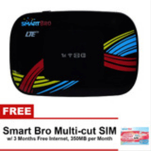 Smart Bro LTE Pocket WiFi EVOLUZN FX PR2 with Free Smart Bro Multi-cut SIM