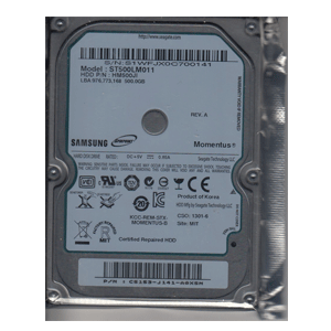 Samsung 500GB ST500LM011 Momentus Mobile SATA 8MB 5400RPM HM501ll Hard Disk Drive