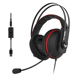 Asus TUF Gaming H7 PC and PS4 Gaming Headset with onboard 7.1 