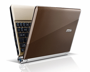 MSI Wind U160-XP3 Fancy Gold or Jet Black. The Ultimate Allure, LED Panel, and now with Windows XP!
