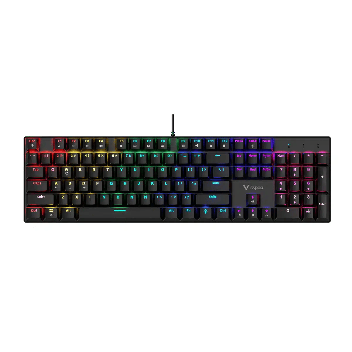 Rapoo V128S Backlit Mechanical Gaming Keyboard & Optical Gaming Mouse