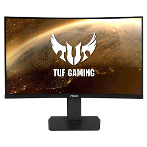 Asus TUF Gaming VG32VQ 32-in Curved Gaming Monitor WQHD FreeSync HDR 10 144Hz 1ms Eye Care with DP HDMI