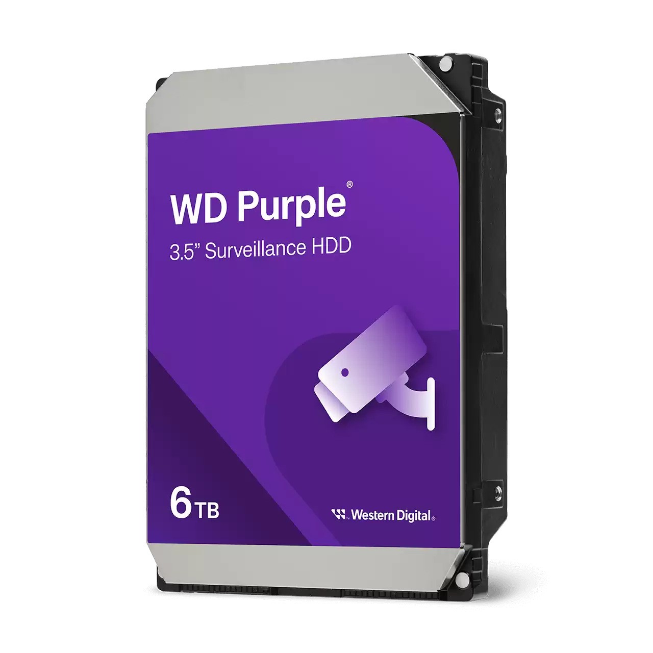 Western Digital Purple Surveillance 6TB 3.5 SATA Hard Drive (WD64PURZ)