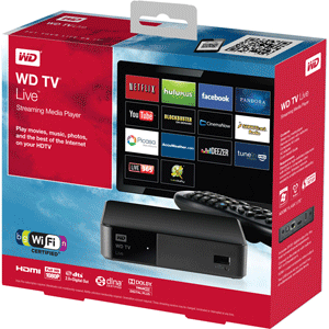 Western Digital WD TV Live (Air) Streaming HD Media Player - Get the best entertainment on your HDTV