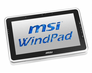 MSI WindPad 100W Tablet PC w/ Genuine Windows 7 Home Premium - Connect your life!