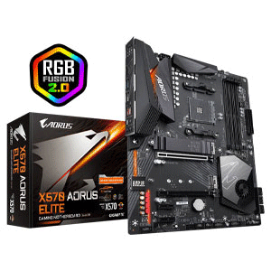 Gigabyte X570 AORUS ELITE ATX Motherboard with 12+2 Phases Digital VRM with DrMOS, Advanced Thermal Design with Enlarge Heatsink