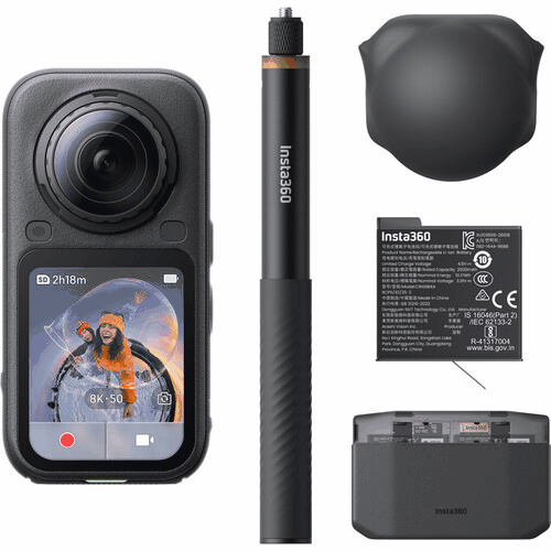 Insta360 X6 Essentials Bundle (Midnight Black)