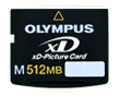 Olympus 512MB XD Card