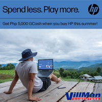 HP Spend less. Play more. Get Php 5,000 GCash when you buy HP this summer!