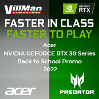 Acer NVIDIA GEFORCE RTX 30 Series BACK TO SCHOOL PROMO 2022