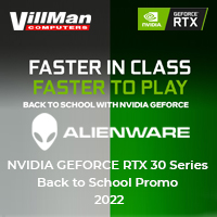 Alienware NVIDIA GEFORCE RTX 30 Series BACK TO SCHOOL PROMO 2022
