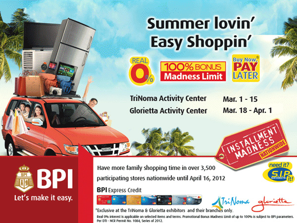 Summer lovin' Easy Shoppin' Real 0% BPI Madness Promo | VillMan Computers