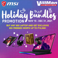 MSI Holiday Bundles Promo