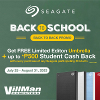 SEAGATE BACK TO SCHOOL, BACK TO BACK PROMO